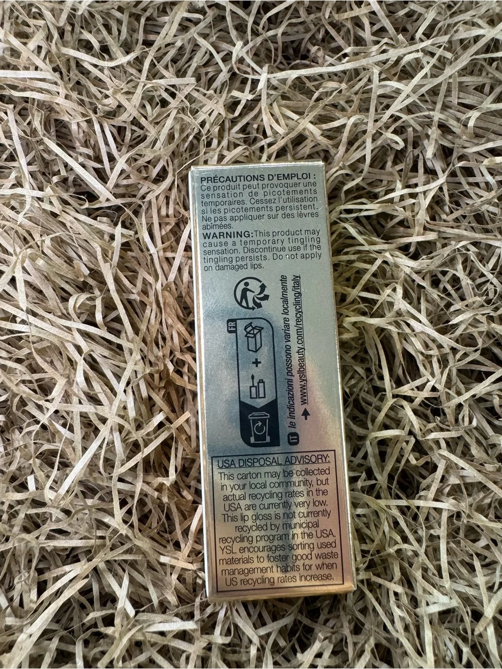 YSL Loveshine Plumping Lip Oil Gloss in 02 Lucky Moonstone